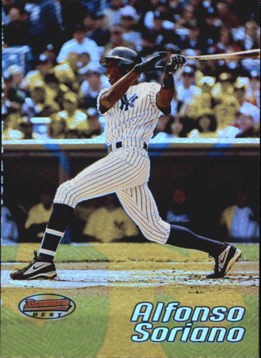 2002 Bowman's Best #12 Alfonso Soriano
