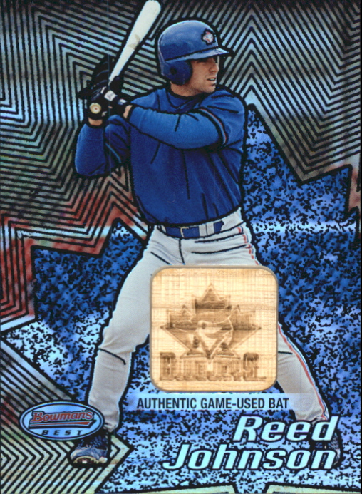 2002 Bowman's Best Blue #158 Reed Johnson Bat