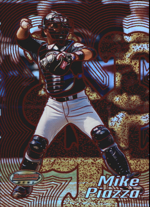 2002 Bowman's Best Red #31 Mike Piazza
