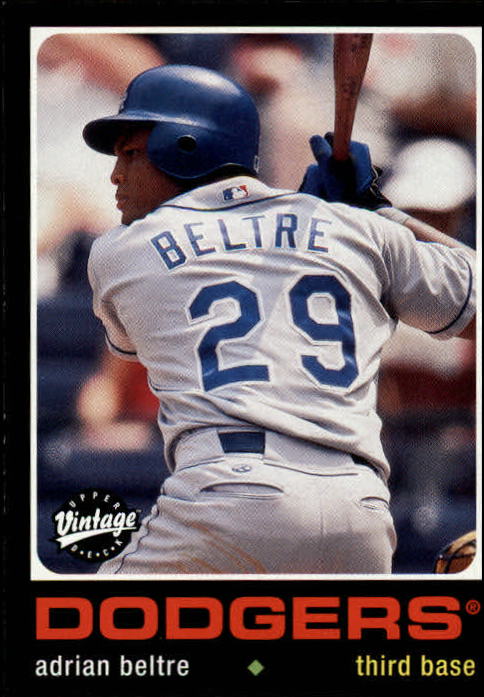 Upper Deck Adrian Beltre Baseball Sports Trading Cards