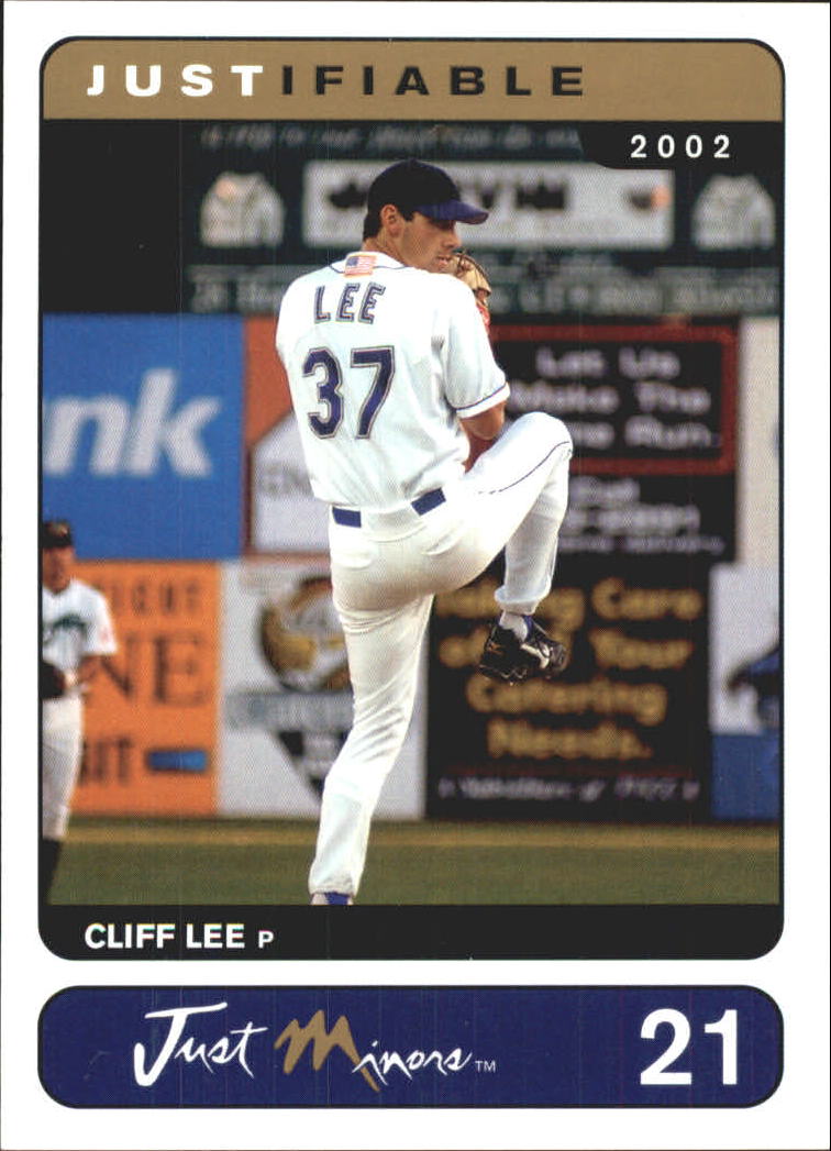 2002-03 Justifiable #21 Cliff Lee