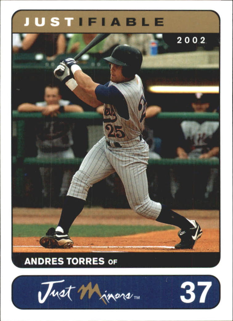 2002-03 Justifiable #37 Andres Torres