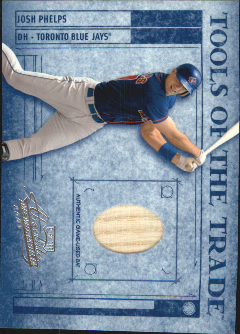 2003 Absolute Memorabilia Tools of the Trade Materials #73 Josh Phelps Bat/250