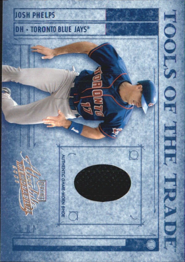 2003 Absolute Memorabilia Tools of the Trade Materials #TT79 Josh Phelps Shoe/125