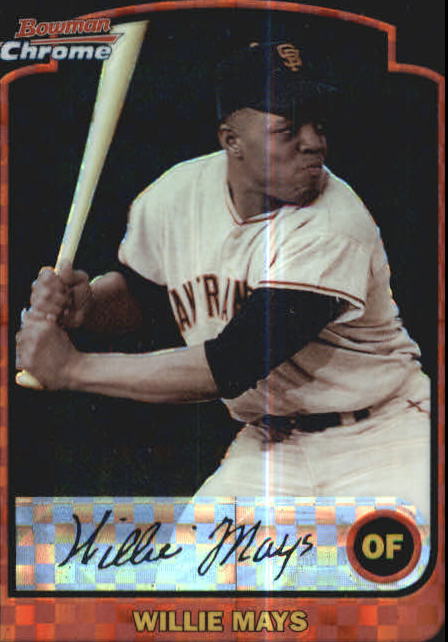 2003 Bowman Chrome X-Fractors #351 Willie Mays