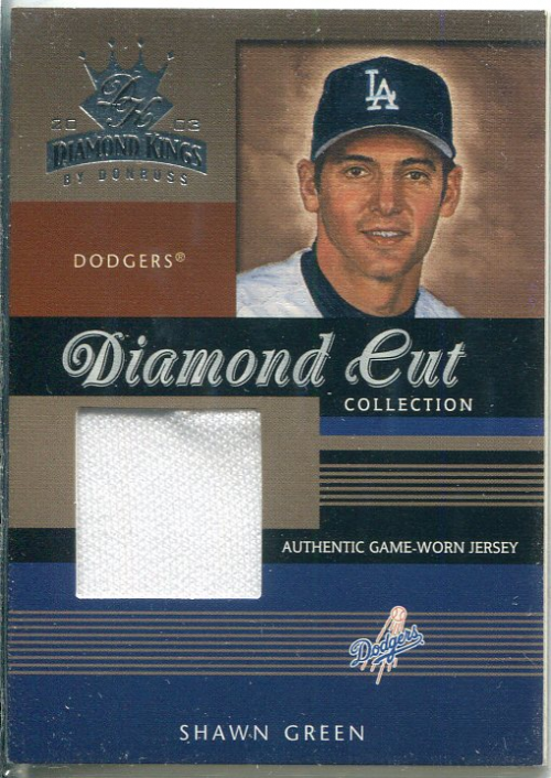 2003 Diamond Kings Diamond Cut Collection #DC75 Shawn Green Jsy/500