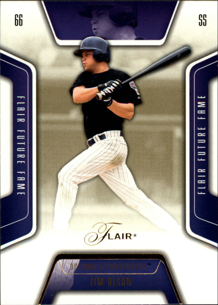 2003 Flair #124 Tim Olson FF RC