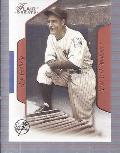 2003 Flair Greats #83 Lou Gehrig