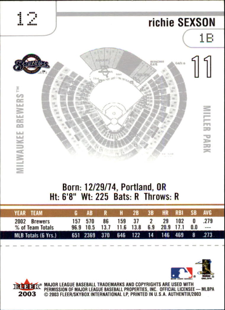A5364- 2003 Fleer Authentix BB # S 1-170 + Einsätze -du Pick- 15 + Gratis US - Bild 19 von 201