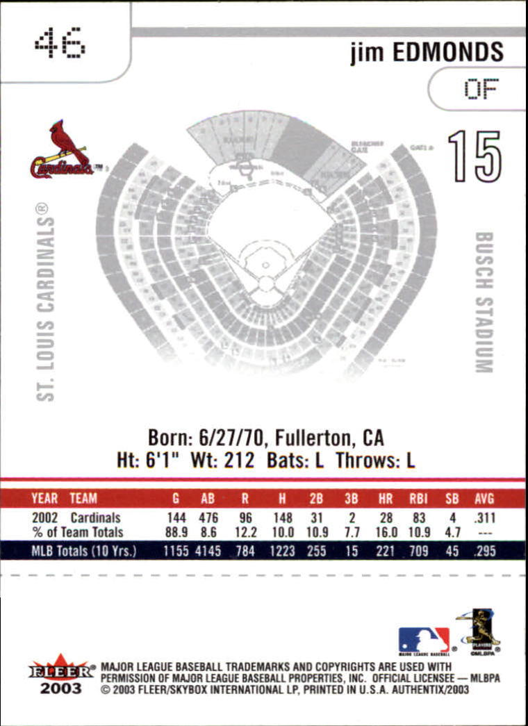 A5364- 2003 Fleer Authentix BB # S 1-170 + Einsätze -du Pick- 15 + Gratis US - Bild 81 von 201