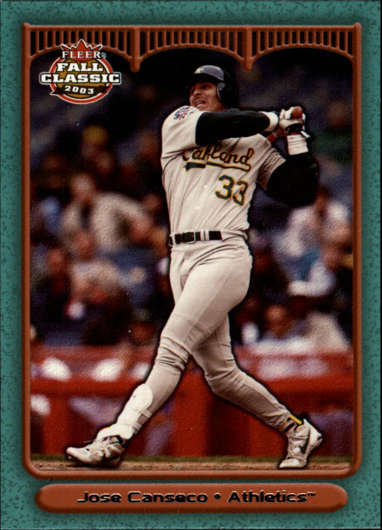 Jose Canseco cards (1987-2024) A's Yankees Rays Rangers Red Sox - You Choose - Picture 227 of 259