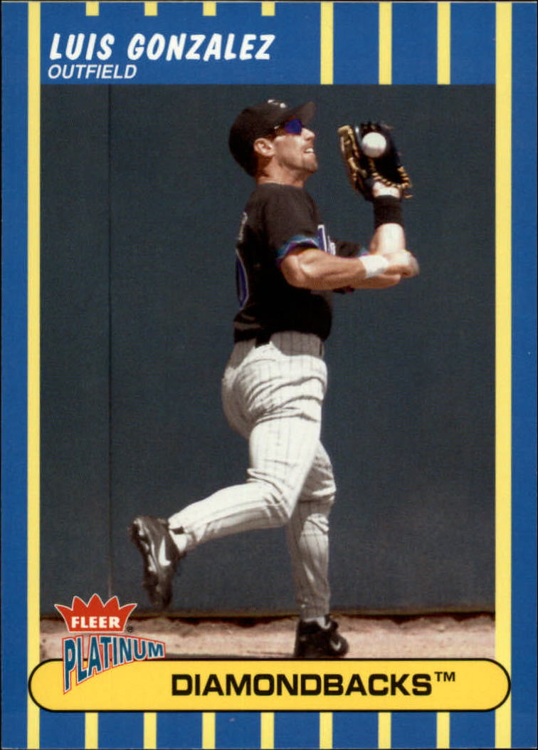 2001 Fleer Platinum #96 Luis Gonzalez - NM-MT - The Dugout