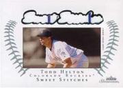 2003 Fleer Showcase Sweet Stitches Game Jersey #TH Todd Helton/899
