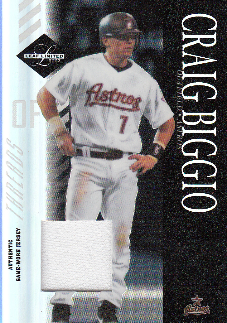 2003 Leaf Limited Threads #12 Craig Biggio H/25