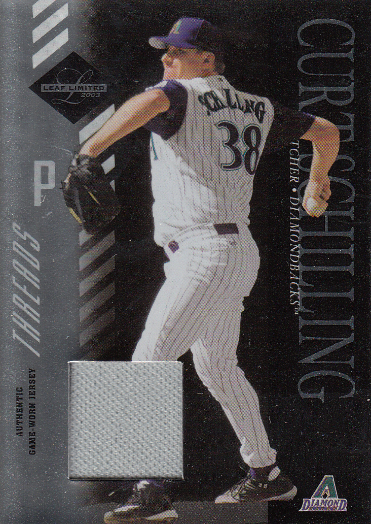 2003 Leaf Limited Threads #115 C.Schill D'backs Throw/25