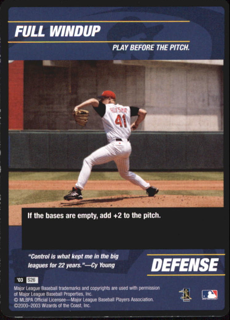 2003 MLB Showdown Strategy #S26 Full Windup/C.Reitsma