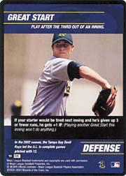 2003 MLB Showdown Strategy #S28 Great Start/M.Mulder back image