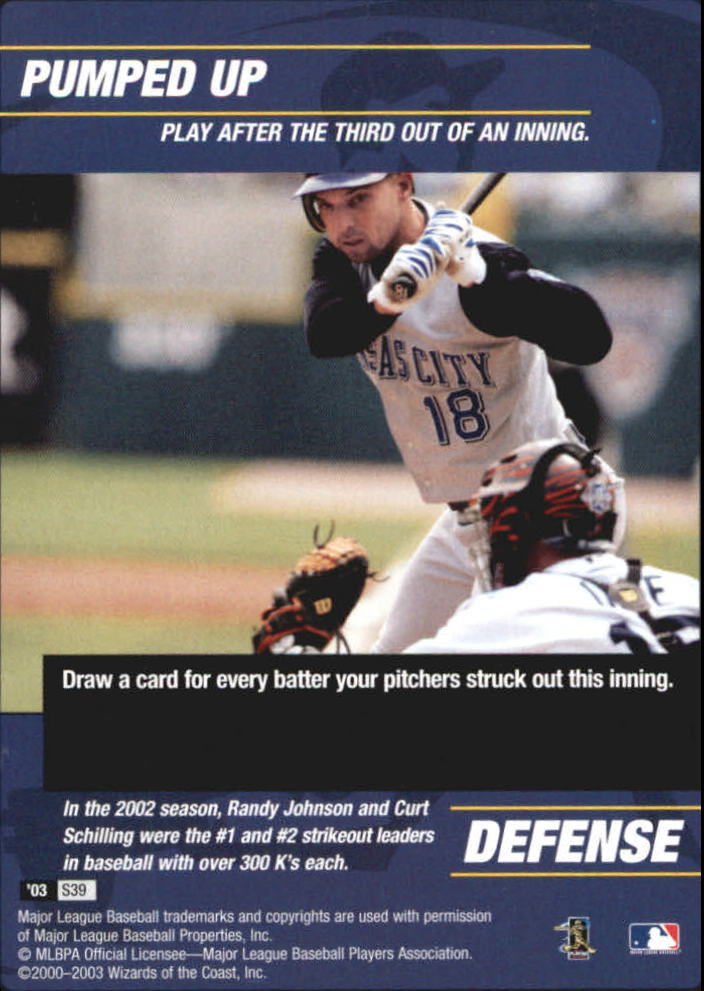 2003 MLB Showdown Strategy #S39 Pumped Up/R.Ibanez