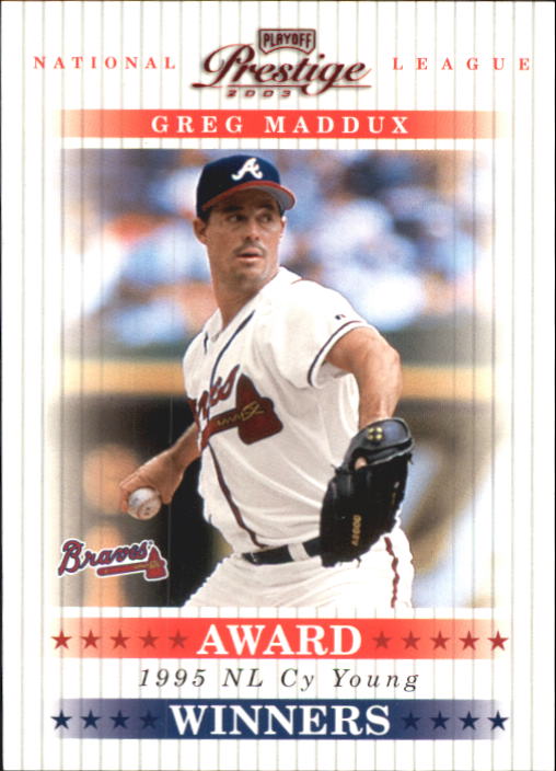 2003 Playoff Prestige Award Winners #9 Greg Maddux CY/1995