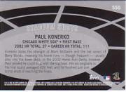 2003 Stadium Club Shots #SS6 Paul Konerko back image