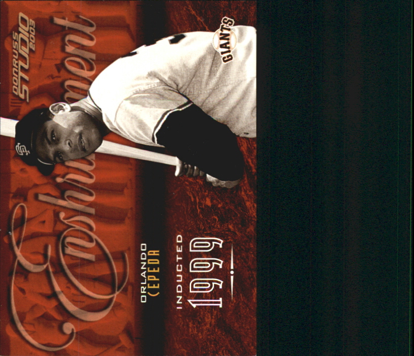 2003 Studio Enshrinement Proofs #9 Orlando Cepeda