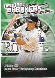 2003 Topps Record Breakers #LW Larry Walker 2