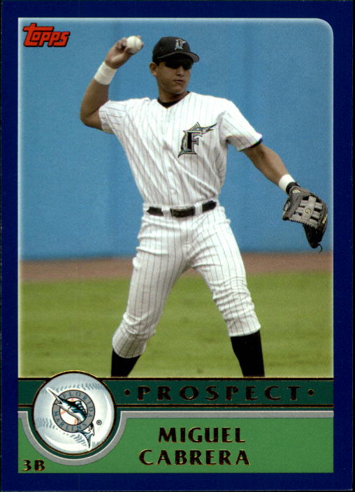 2003 Topps Traded #T126 Miguel Cabrera PROS