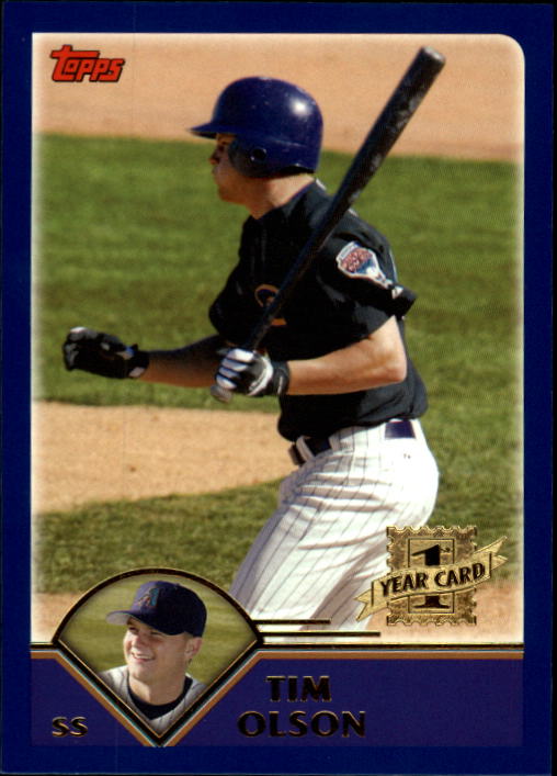 2003 Topps Traded #T217 Tim Olson FY RC