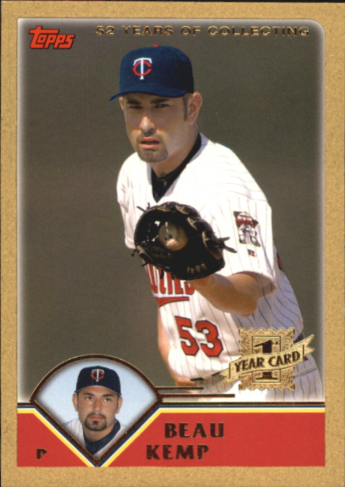 2003 Topps Traded Gold #T206 Beau Kemp FY