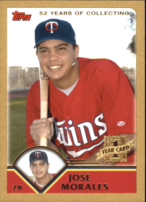 2003 Topps Traded Gold #T229 Jose Morales FY