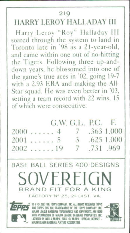 A1585- 2003 Topps 205 BB Verschiedene Einsatz Karten -du Pick- 15 + Kostenlose - Bild 23 von 55