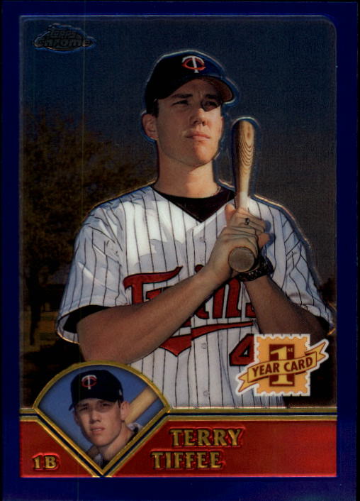 2003 Topps Chrome #215 Terry Tiffee FY RC