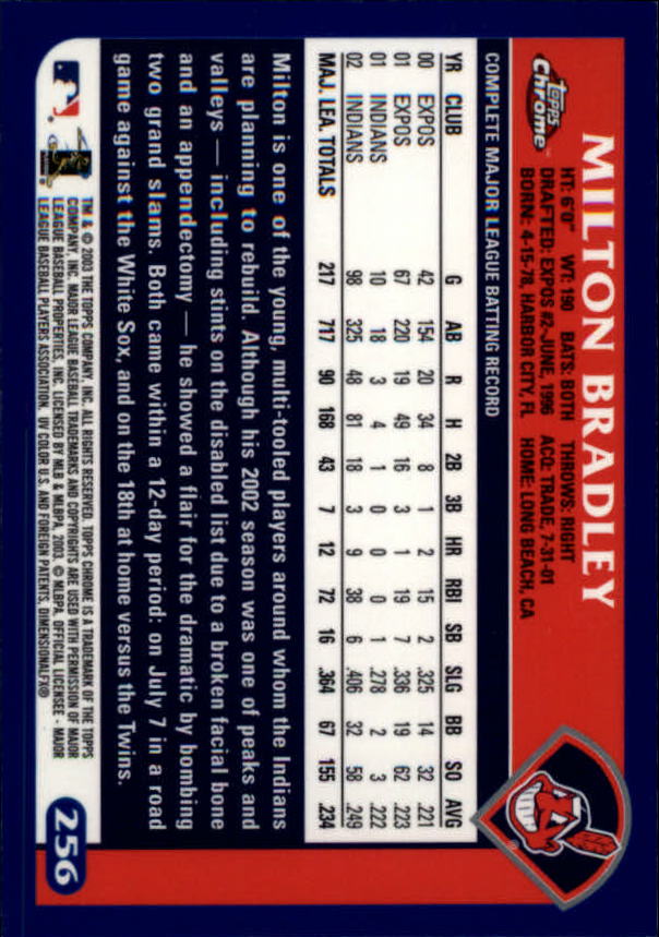 A6090- 2003 Topps Chrome BB Cards 251-440 +Inserts -You Pick- 15+ FREE US SHIP - Picture 13 of 297