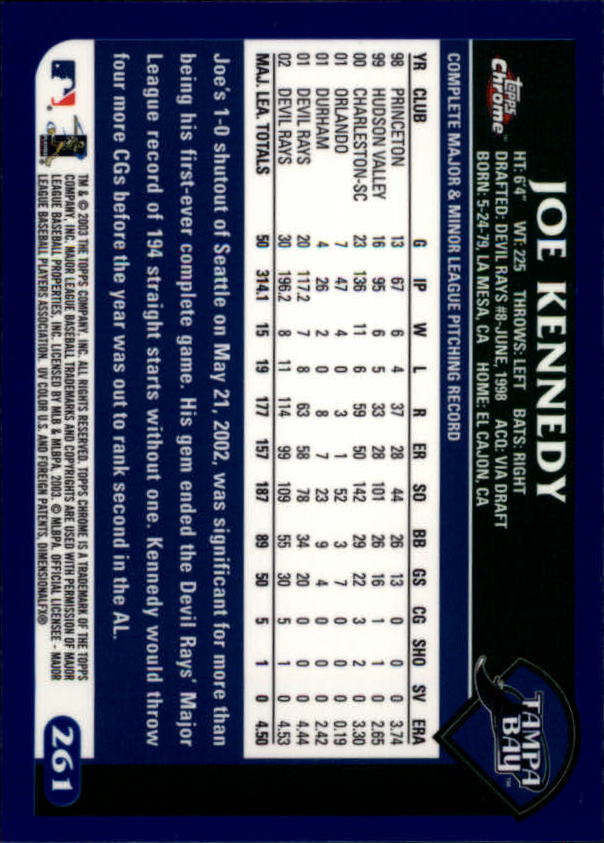 A6090- 2003 Topps Chrome BB Cards 251-440 +Inserts -You Pick- 15+ FREE US SHIP - Picture 19 of 297