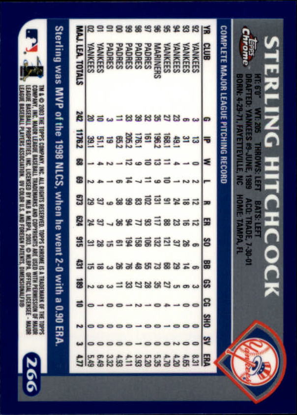 A6090- 2003 Topps Chrome BB Cards 251-440 +Inserts -You Pick- 15+ FREE US SHIP - Picture 29 of 297