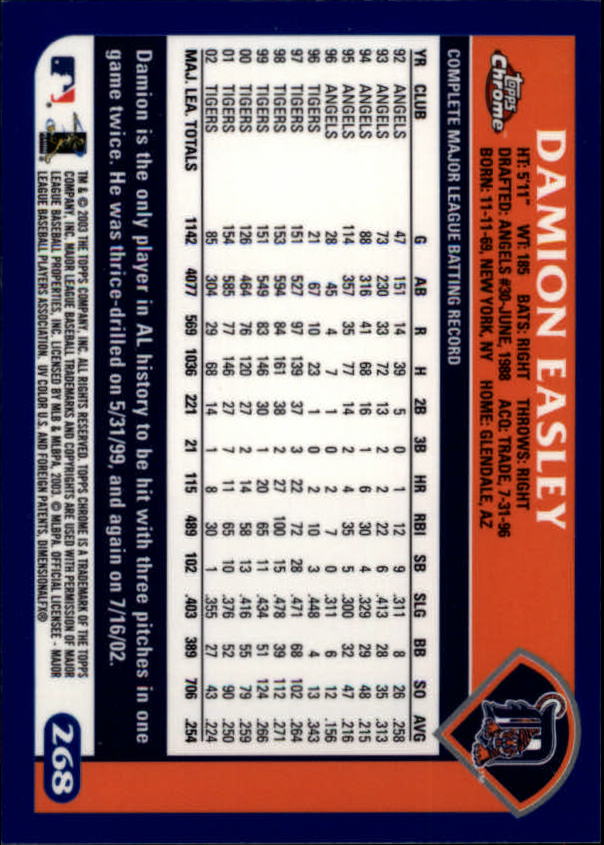 A6090- 2003 Topps Chrome BB Cards 251-440 +Inserts -You Pick- 15+ FREE US SHIP - Picture 33 of 297