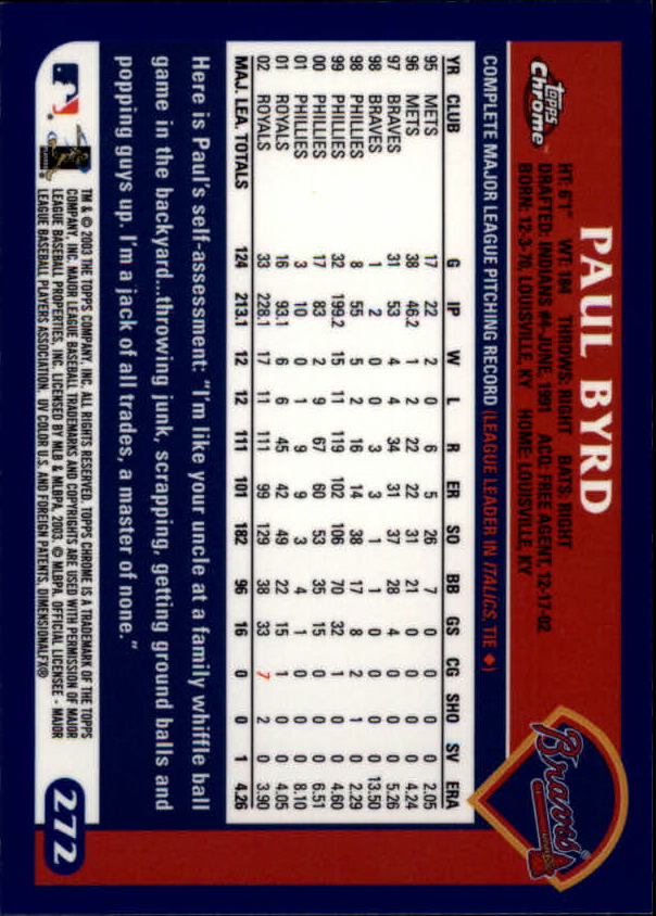 A6090- 2003 Topps Chrome BB Cards 251-440 +Inserts -You Pick- 15+ FREE US SHIP - Picture 37 of 297