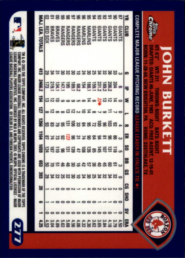 A6090- 2003 Topps Chrome BB Cards 251-440 +Inserts -You Pick- 15+ FREE US SHIP - Picture 45 of 297