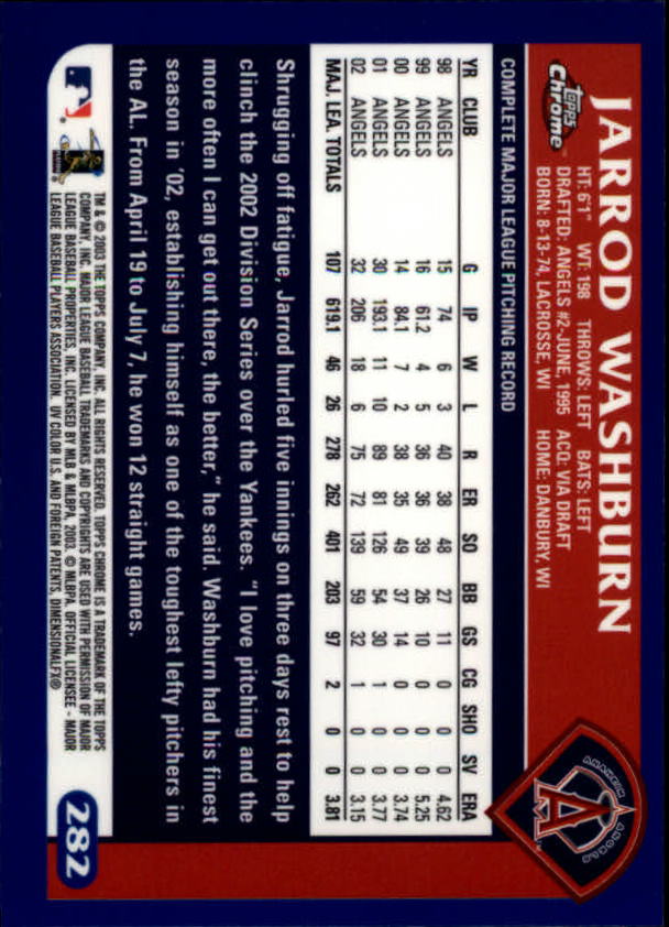 A6090- 2003 Topps Chrome BB Cards 251-440 +Inserts -You Pick- 15+ FREE US SHIP - Picture 55 of 297