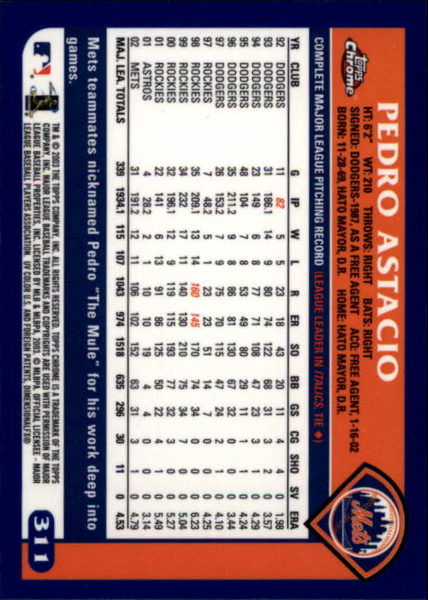 A6090- 2003 Topps Chrome BB Cards 251-440 +Inserts -You Pick- 15+ FREE US SHIP - Picture 99 of 297