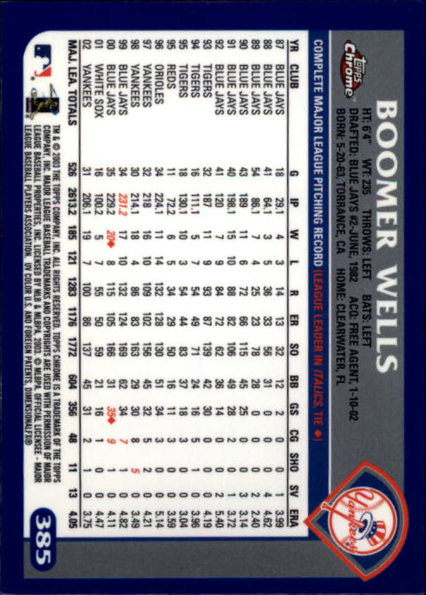 A6090- 2003 Topps Chrome BB Cards 251-440 +Inserts -You Pick- 15+ FREE US SHIP - Picture 205 of 297