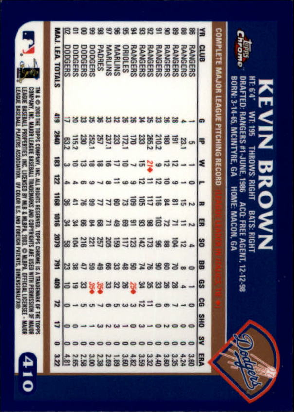 A6090- 2003 Topps Chrome BB Cards 251-440 +Inserts -You Pick- 15+ FREE US SHIP - Picture 239 of 297