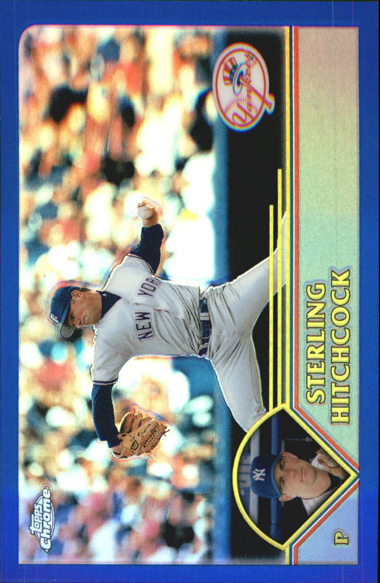 2003 Topps Chrome Refractors #266 Sterling Hitchcock