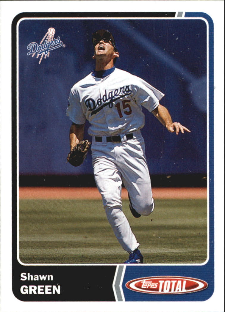 2003 Topps Total Team Checklists #15 Shawn Green