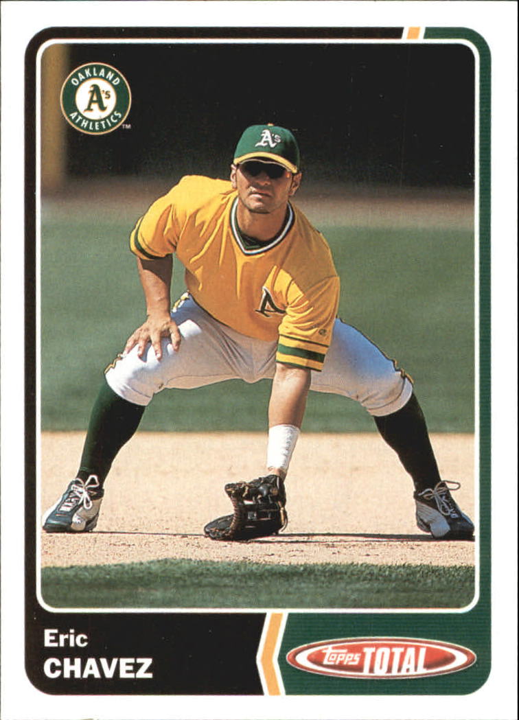2003 Topps Total Team Checklists #21 Eric Chavez