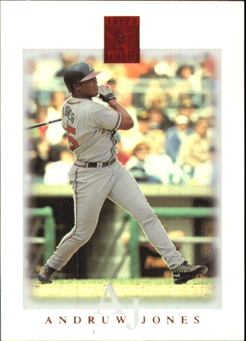 2003 Topps Tribute Contemporary Red #34 Andruw Jones