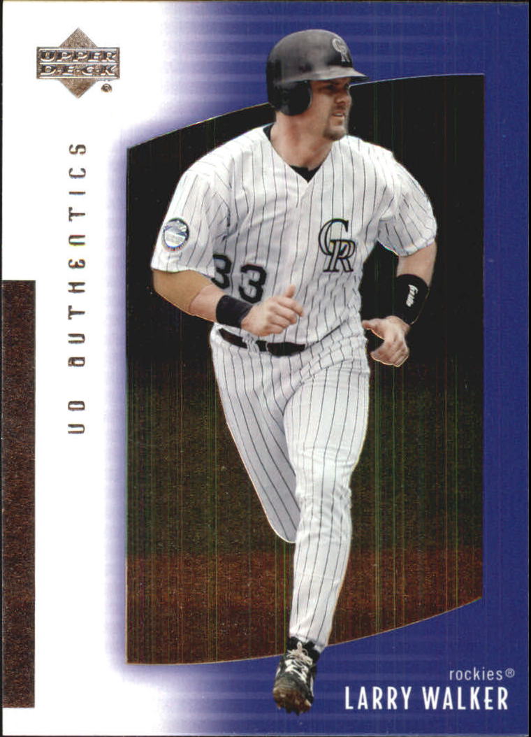 2003 UD Authentics #75 Larry Walker