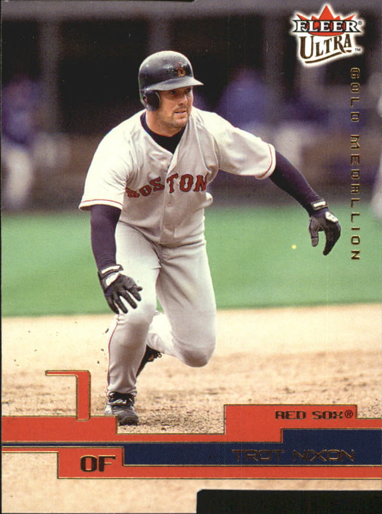 2003 Ultra Gold Medallion Boston Red Sox Baseball Card #11 Trot Nixon ...