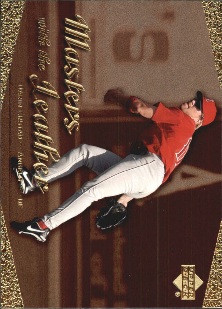 2003 Upper Deck Masters with the Leather #L4 Nomar Garciaparra
