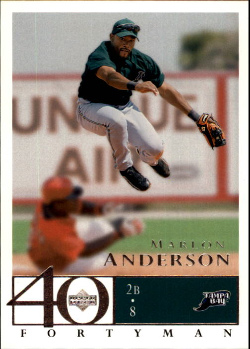 2003 Upper Deck 40-Man #91 Marlon Anderson